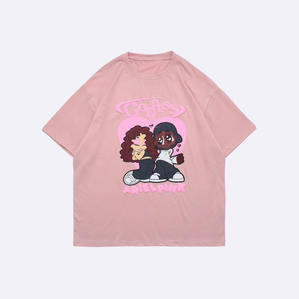 Ariel Pink Cute Couple Tee - KAYSMAR