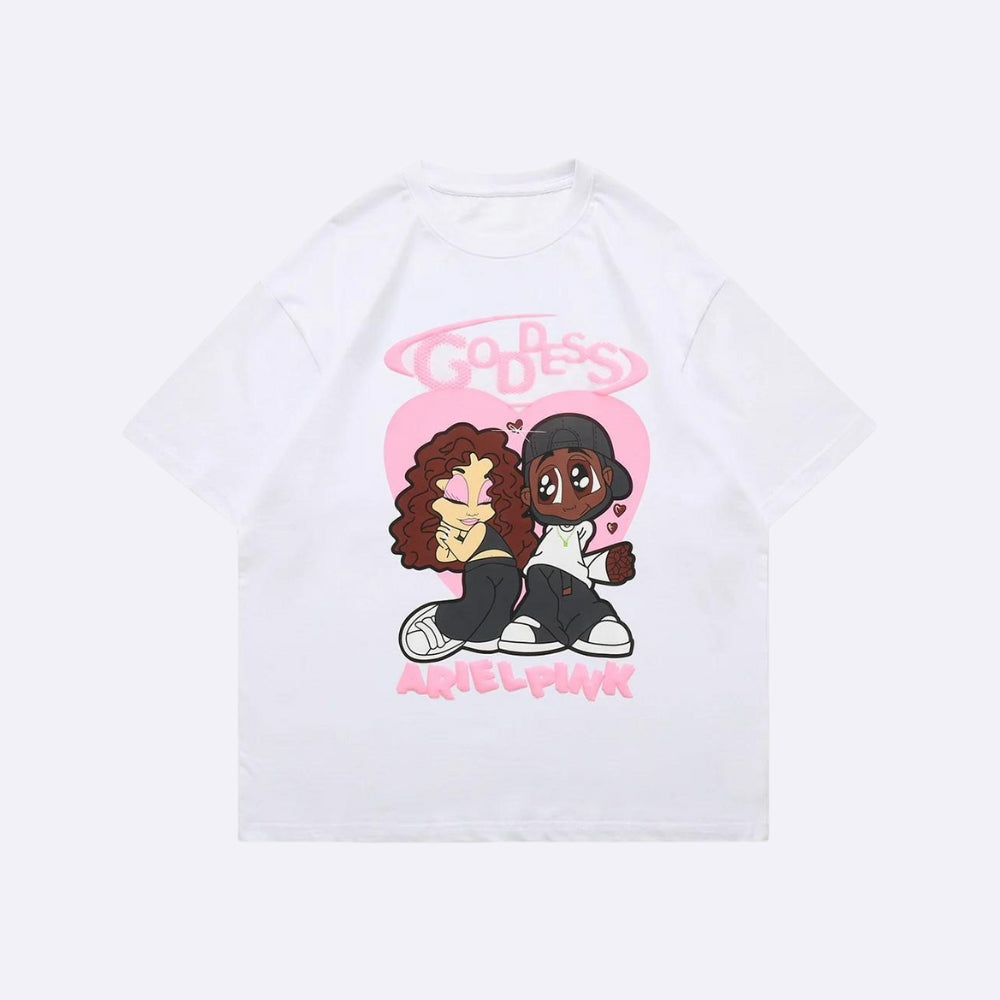 Ariel Pink Cute Couple Tee - KAYSMAR