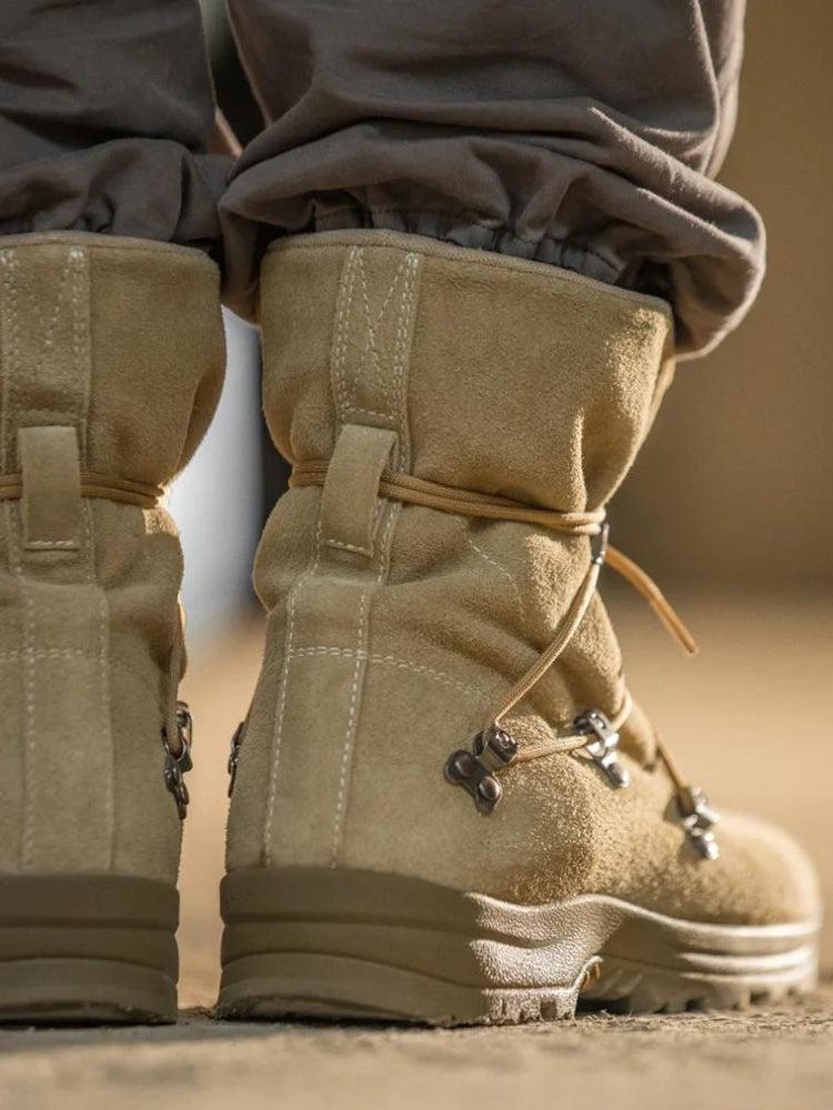 Army Style Lace Up Hiking Boots - KAYSMAR