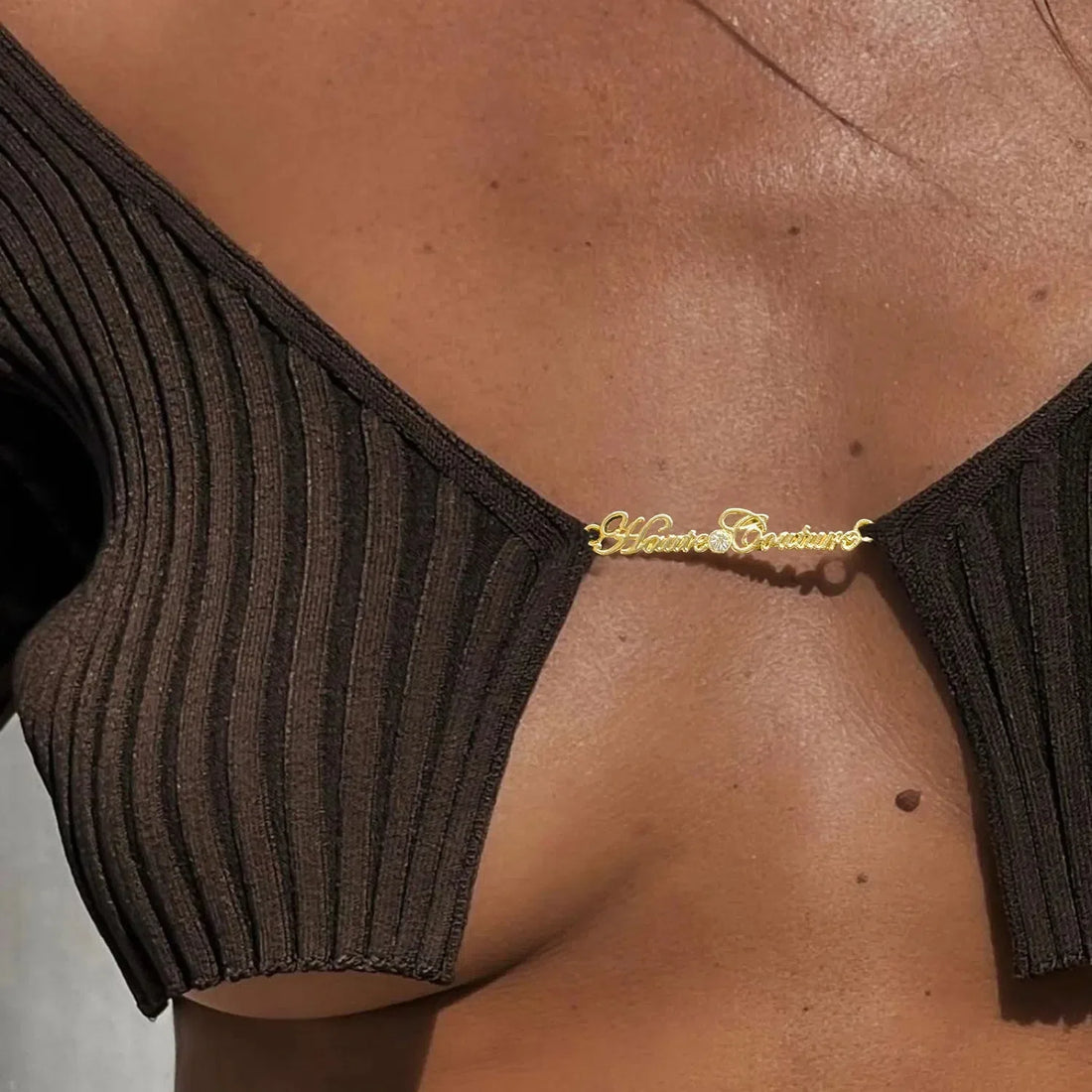 Baddie Knitted Open Front Crop Top - KAYSMAR