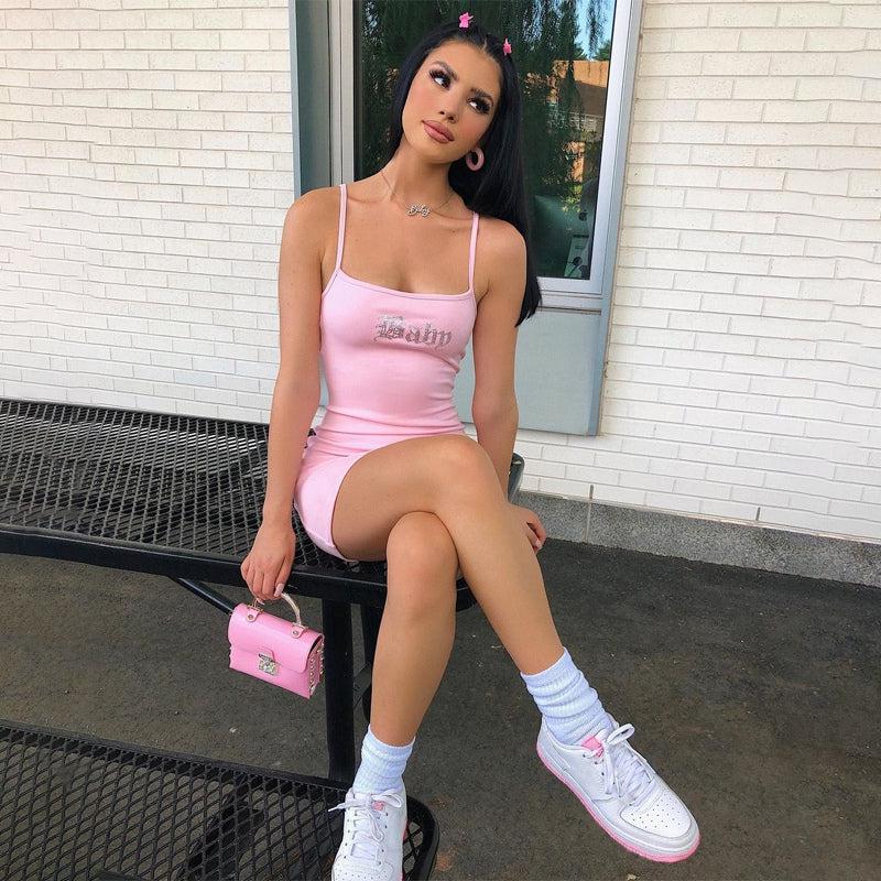 Barbie Baby Bodycon Mini Dress - KAYSMAR