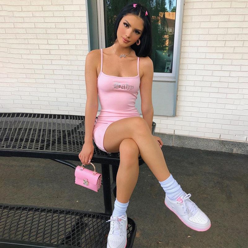 Barbie Baby Bodycon Mini Dress - KAYSMAR