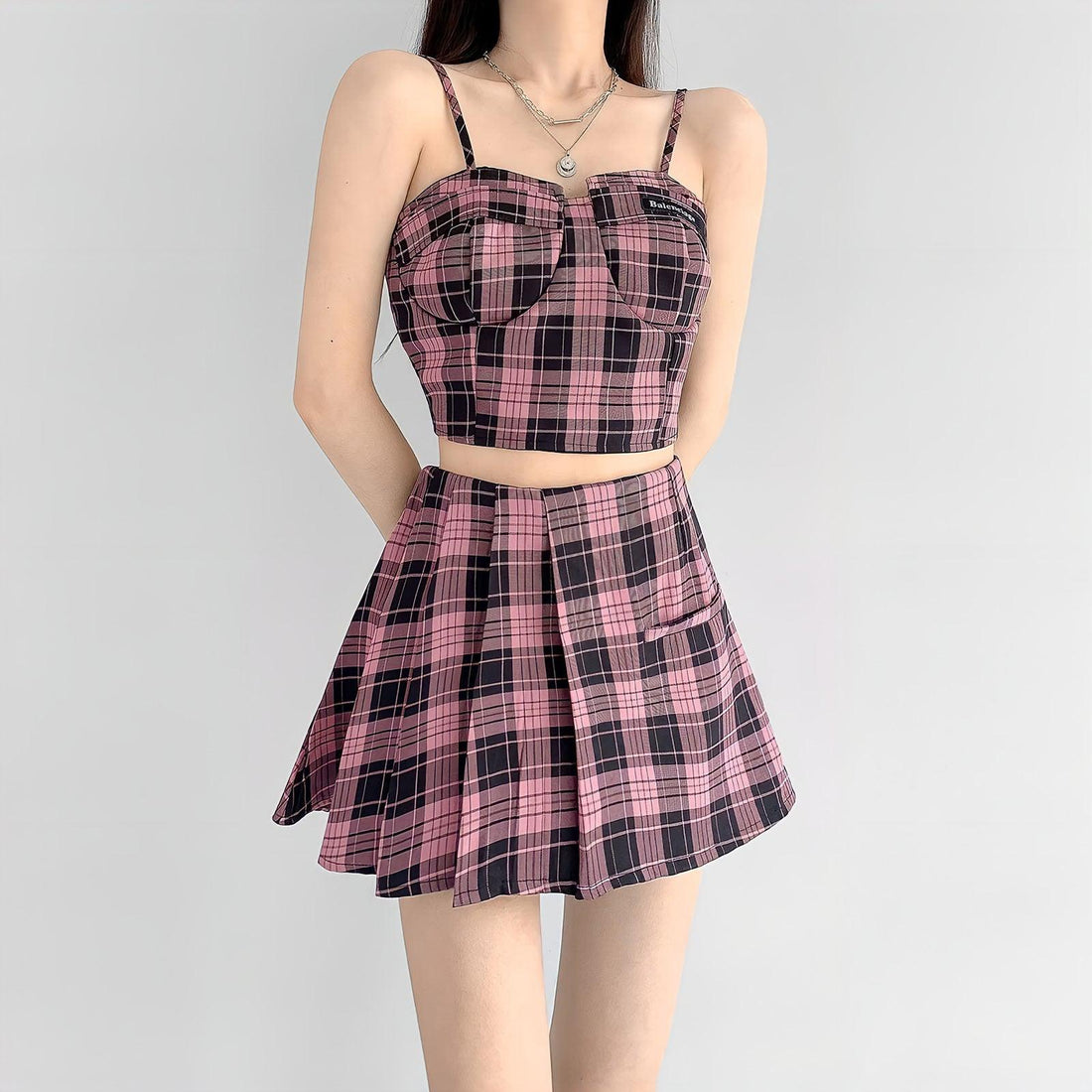 Barbie Mini Skirt & Crop Top Two Piece Set - KAYSMAR