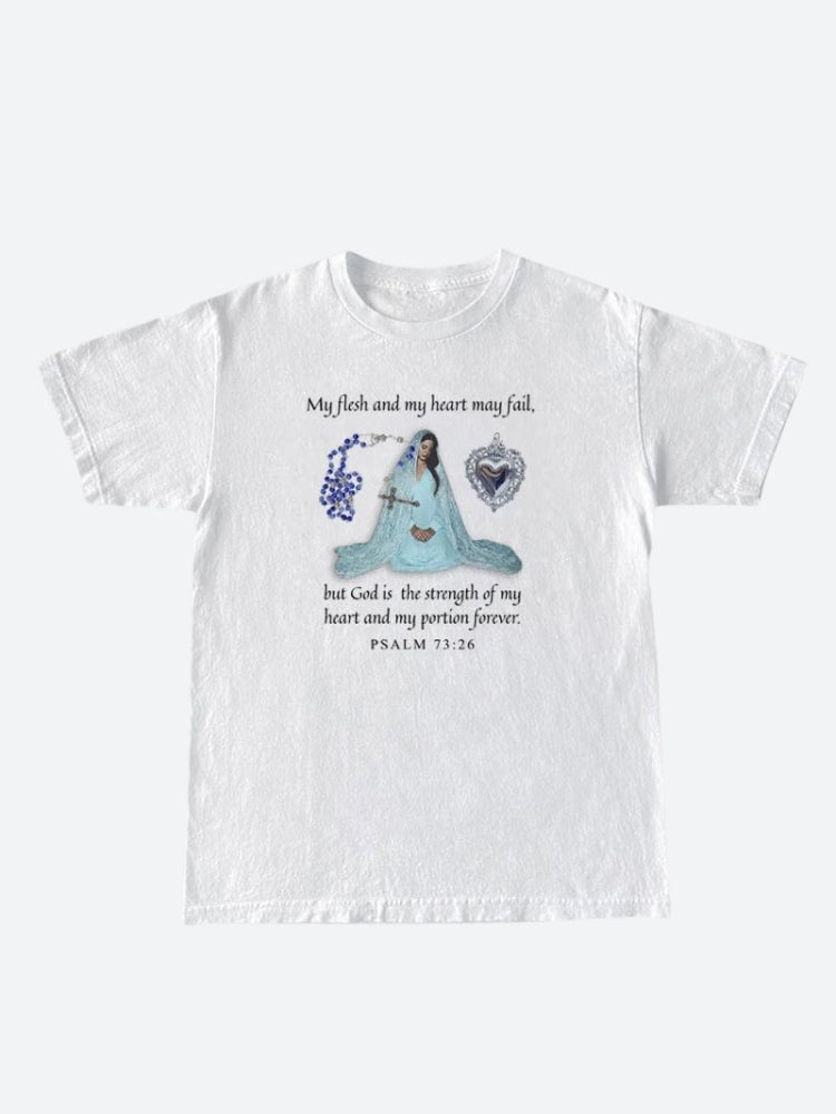 Bible Psalm 73:26 Tee - KAYSMAR