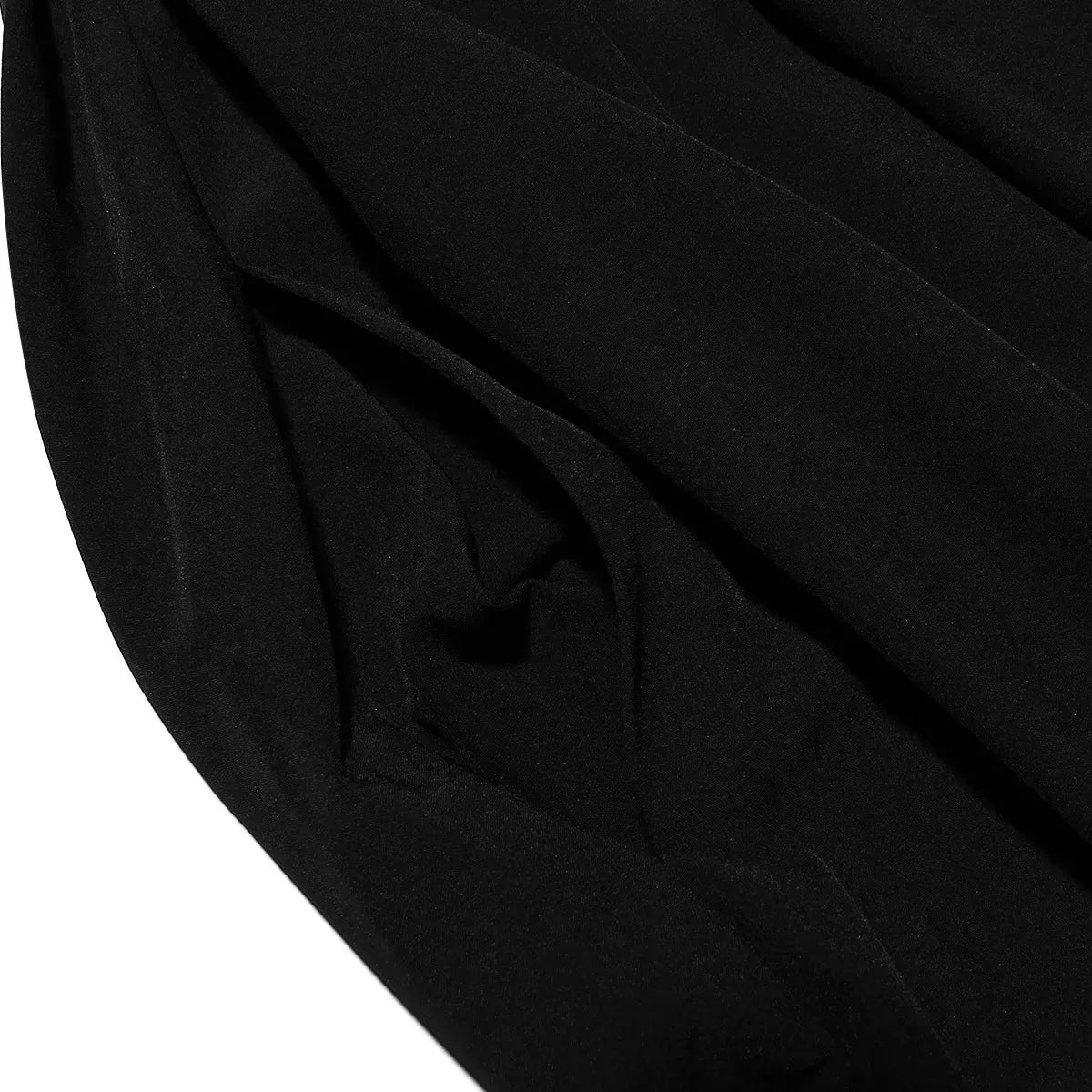 Black Plunge Corset Midi Dress - KAYSMAR