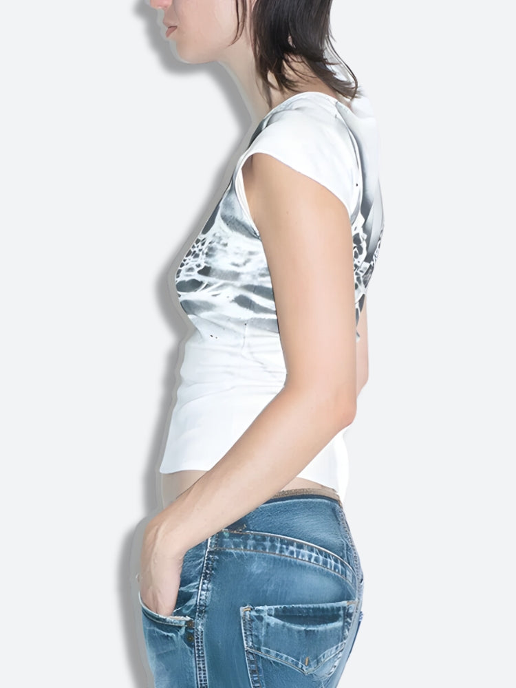 Bra Printed Tee - KAYSMAR