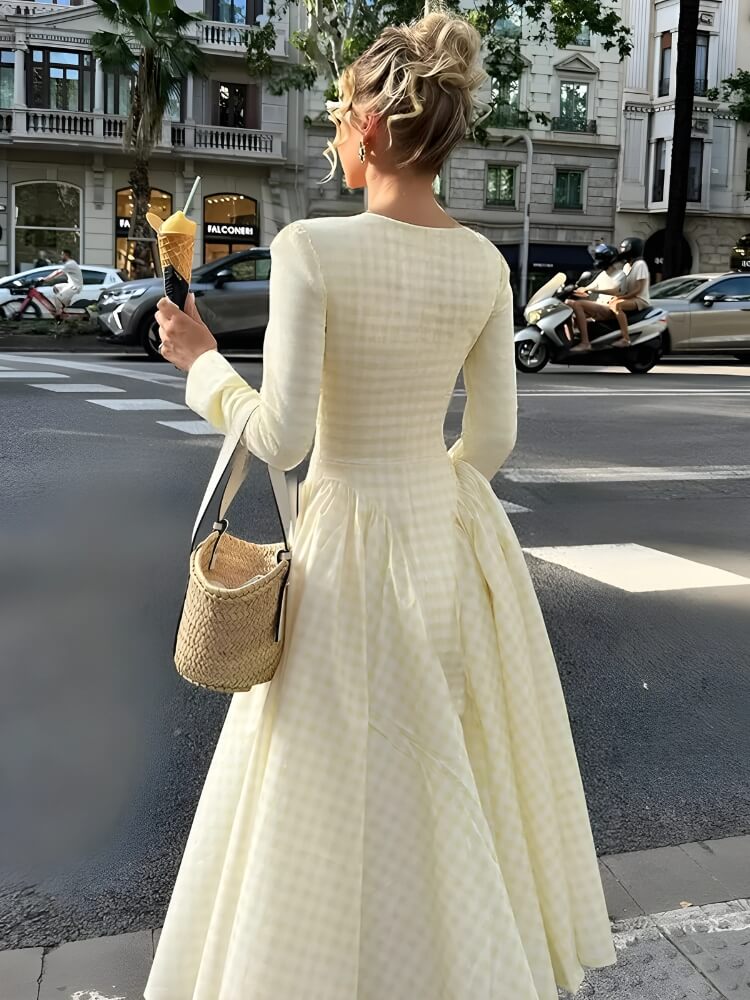 Butter Yellow Maxi Dress - KAYSMAR