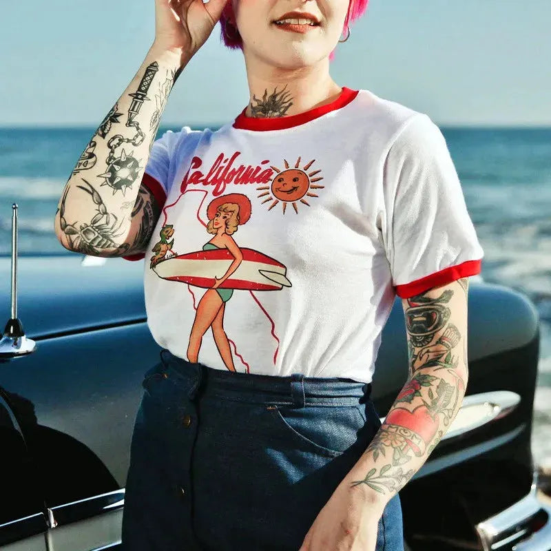 California Ringer Tee - KAYSMAR