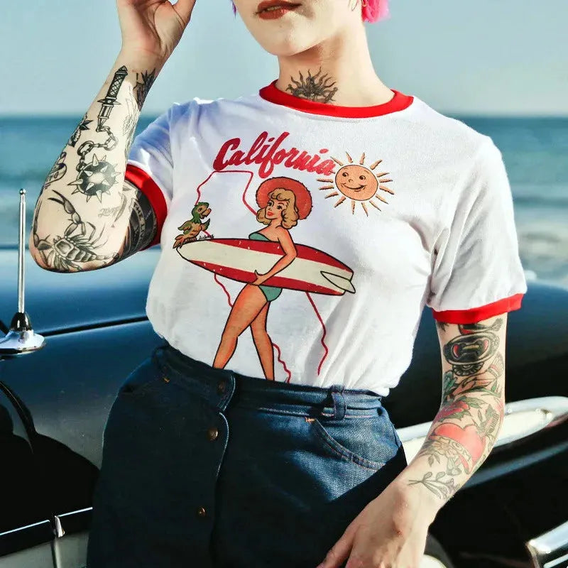 California Ringer Tee - KAYSMAR