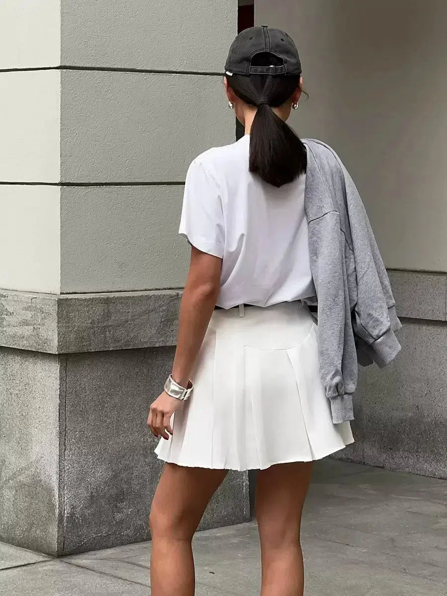 Casualcore Pleated Mini Skirt - KAYSMAR