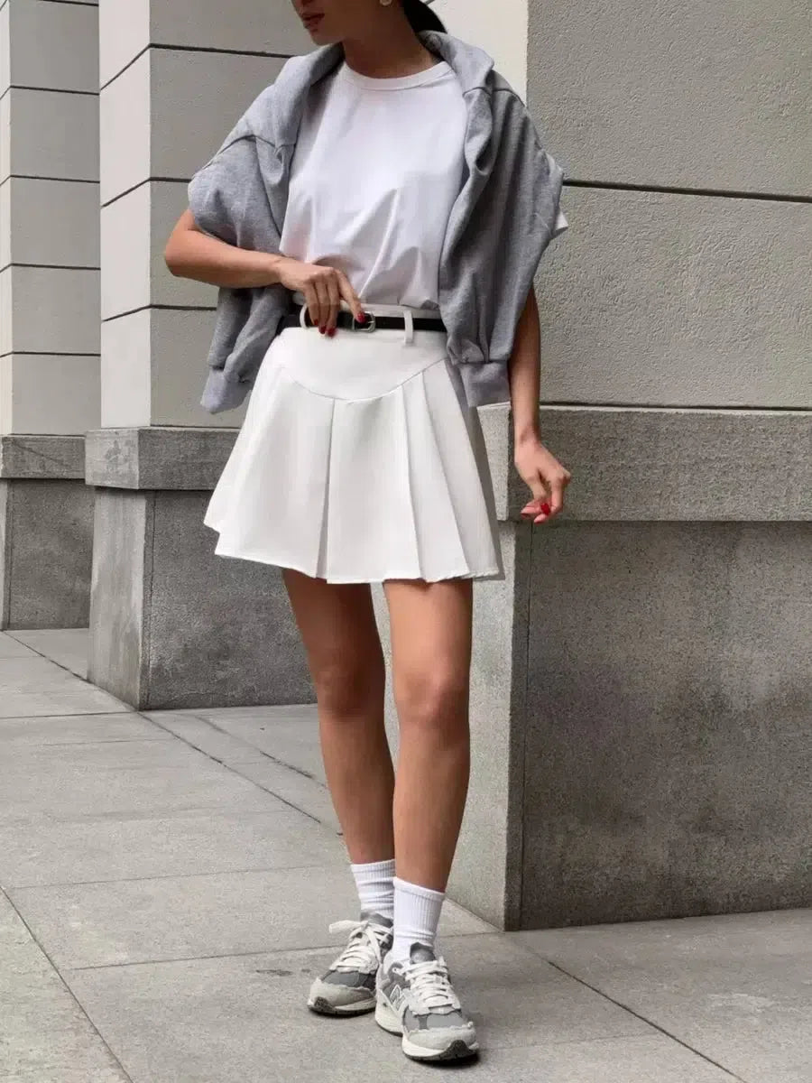 Casualcore Pleated Mini Skirt - KAYSMAR
