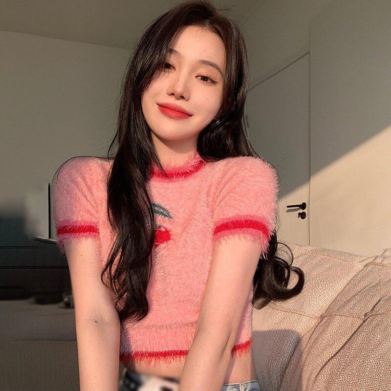Cherry Crop Sweater - KAYSMAR