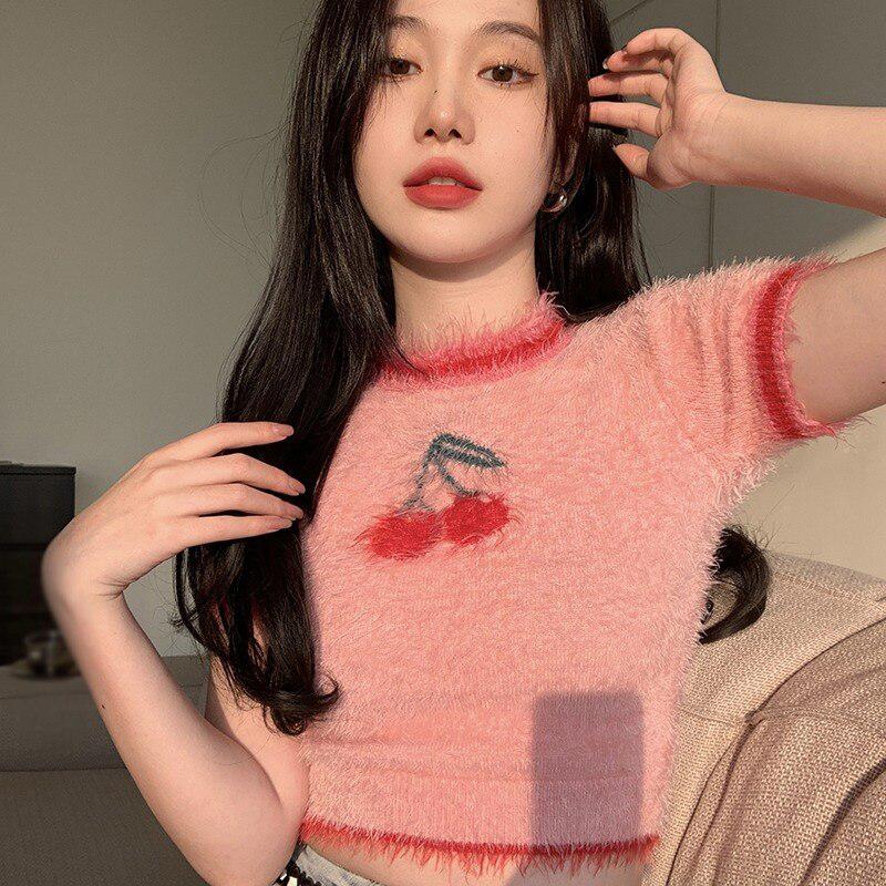 Cherry Crop Sweater - KAYSMAR