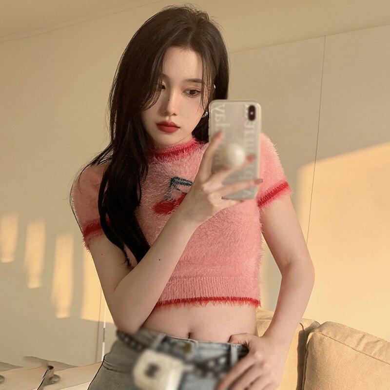 Cherry Crop Sweater - KAYSMAR