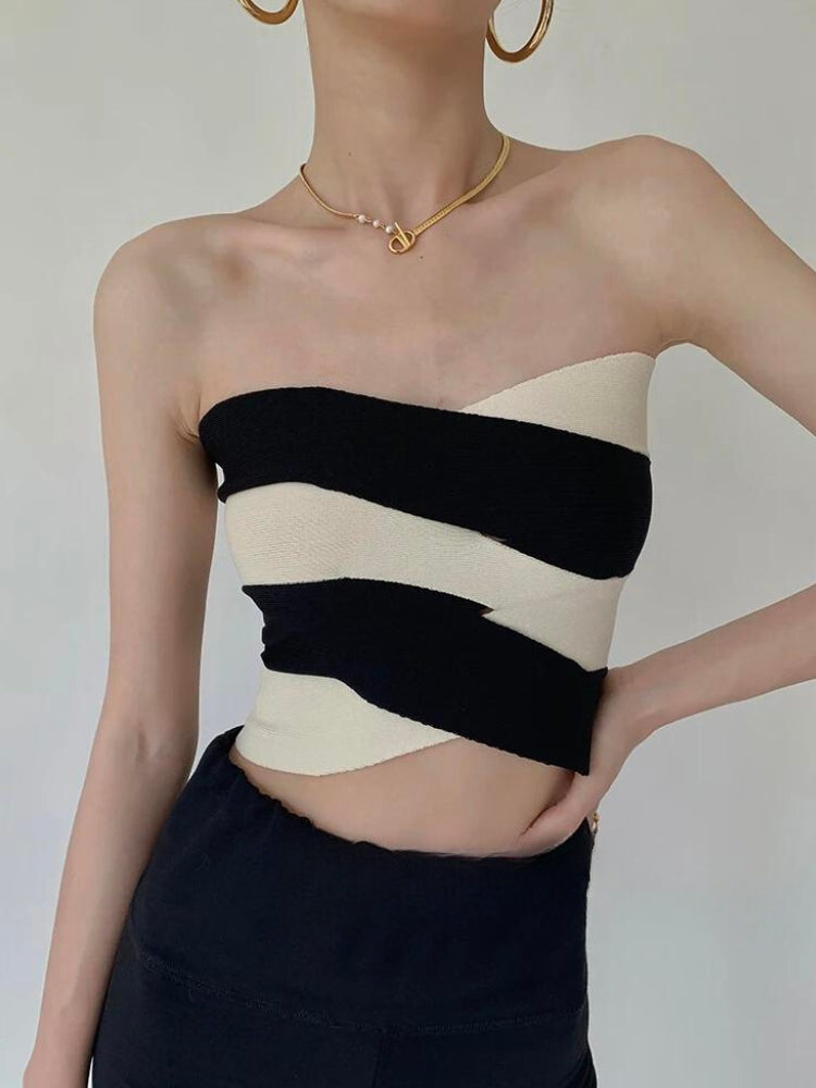 Contrast Color Tube Top - KAYSMAR