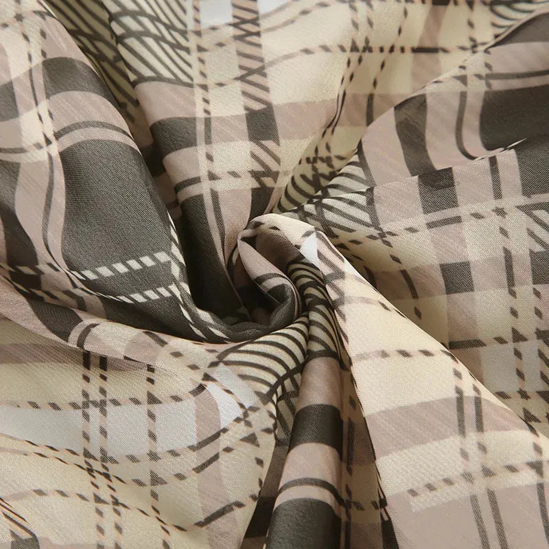 Coquette Plaid Mini Dress - KAYSMAR