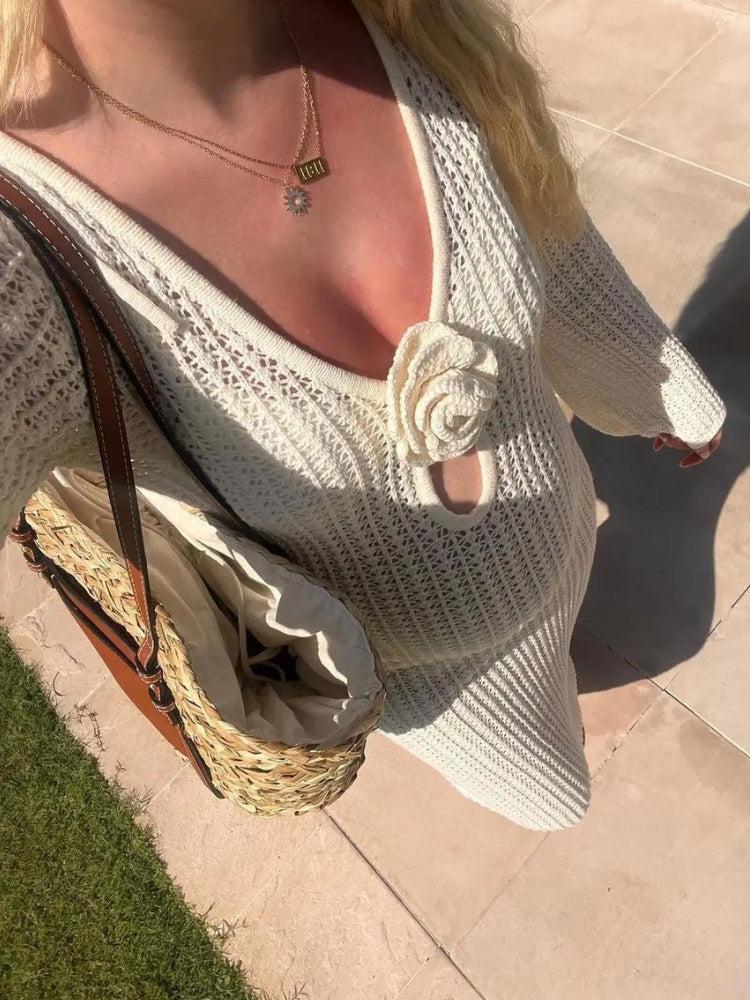 Crochet Maxi Dress - KAYSMAR