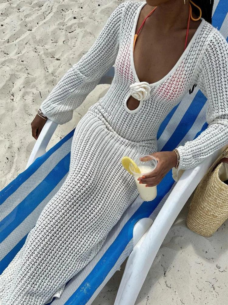 Crochet Maxi Dress - KAYSMAR