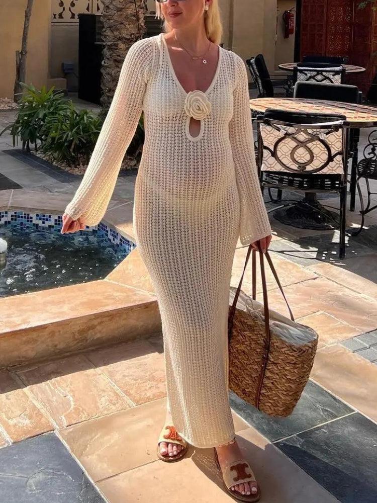Crochet Maxi Dress - KAYSMAR