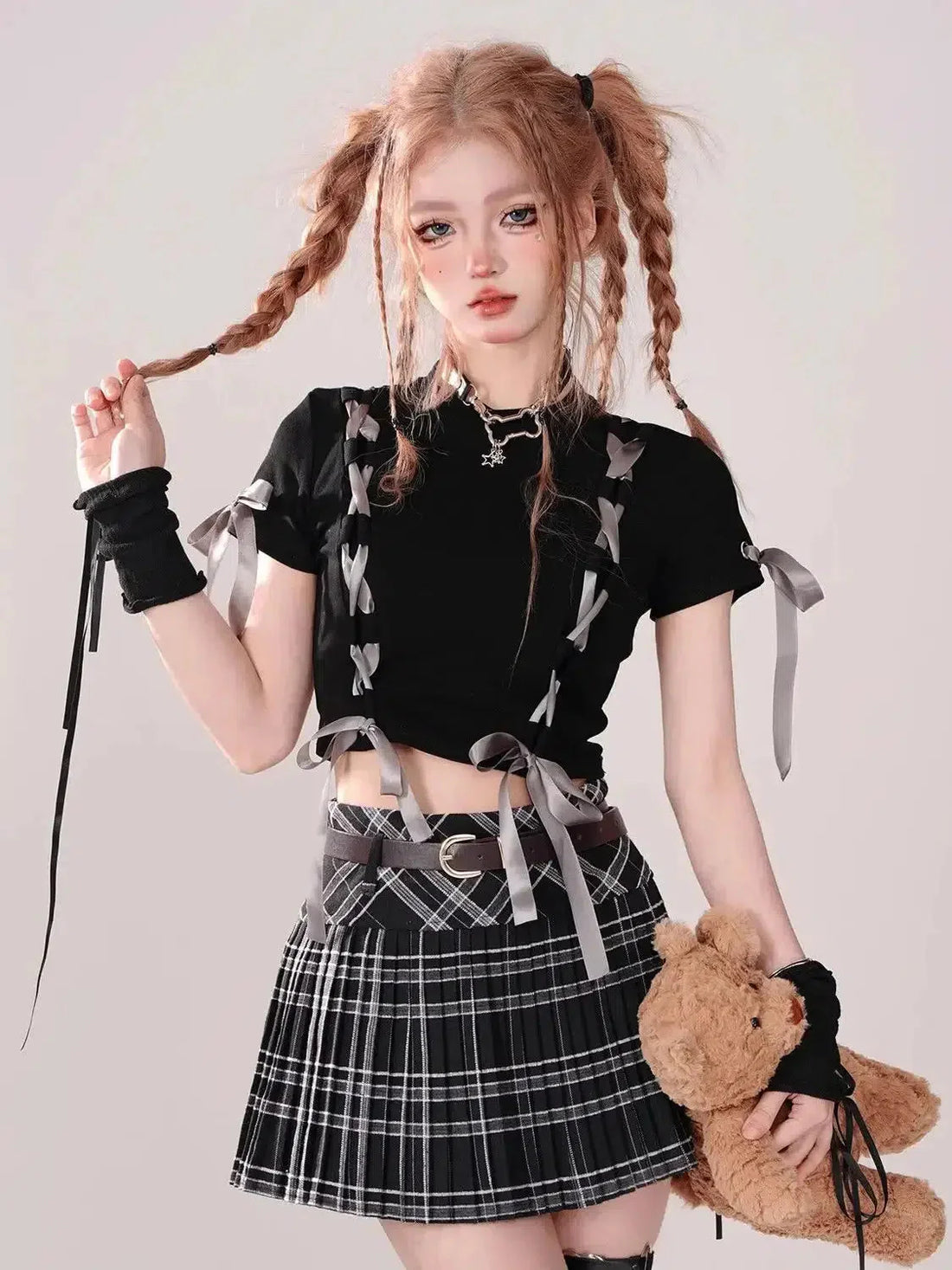Dark Coquette Crop Top - KAYSMAR