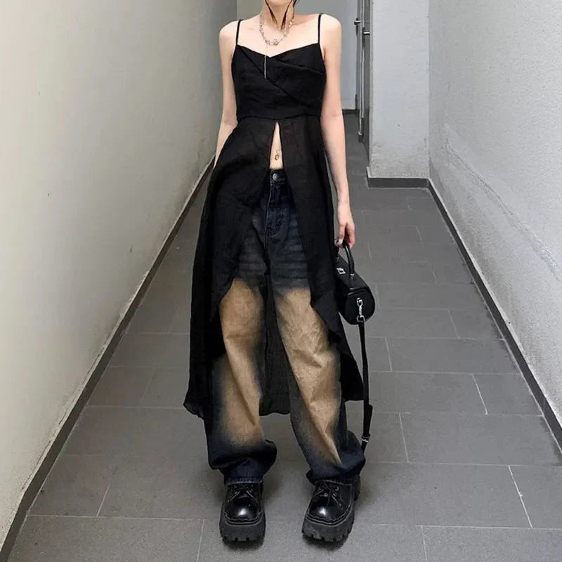 Dress-Like Strap Top - KAYSMAR
