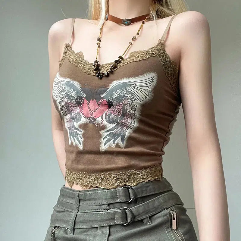 Fairy Grunge Angel Wings Top - KAYSMAR