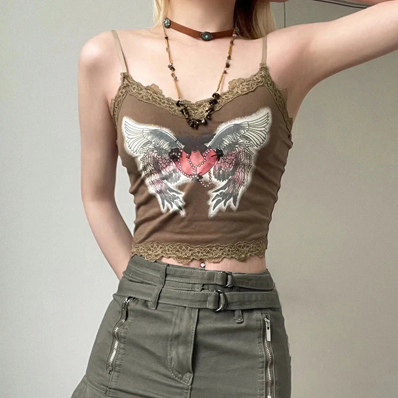 Fairy Grunge Angel Wings Top - KAYSMAR