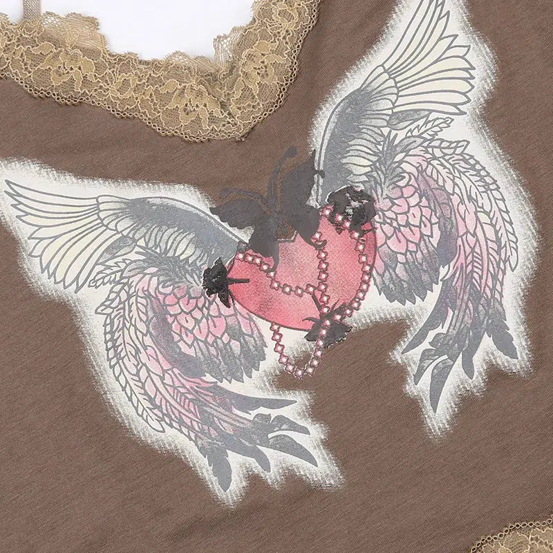 Fairy Grunge Angel Wings Top - KAYSMAR