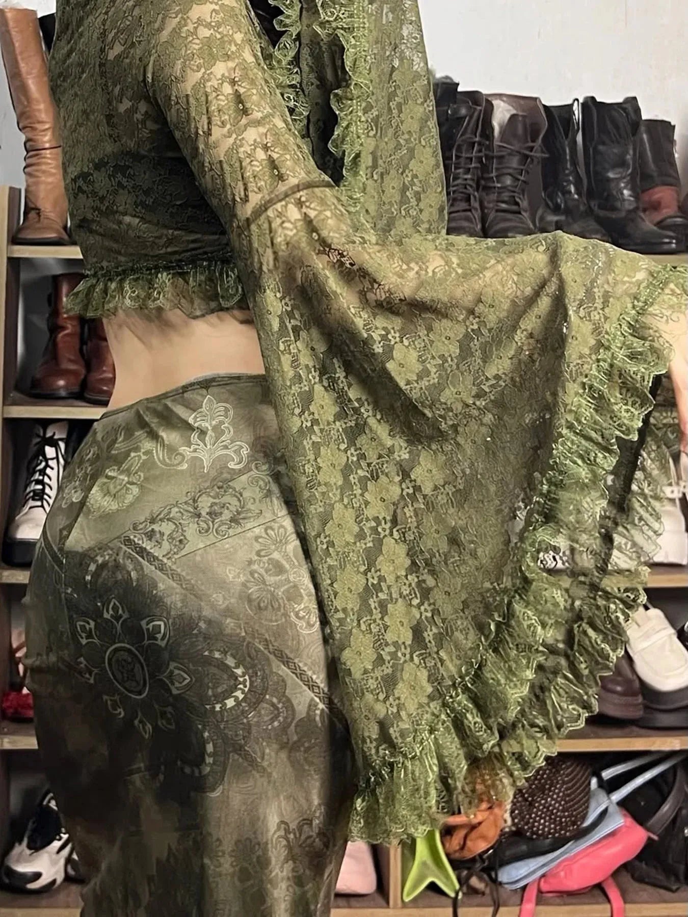 Fairy Grunge Bolero Crop Top - KAYSMAR