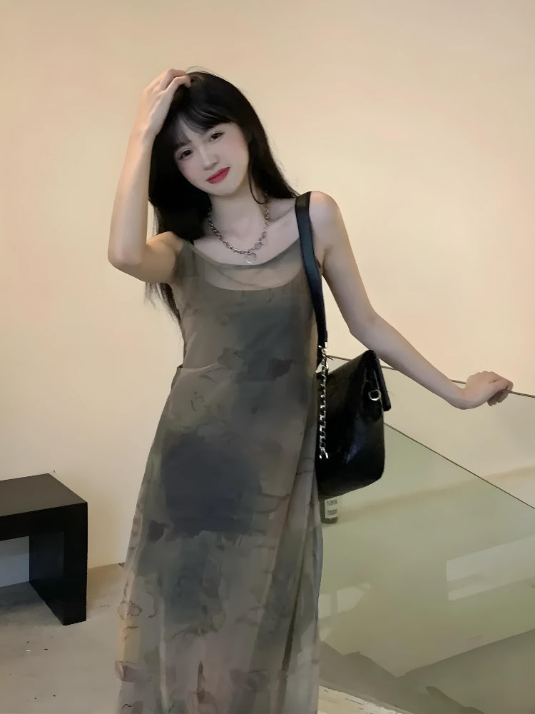 Fairy Grunge Forest Midi Dress - KAYSMAR