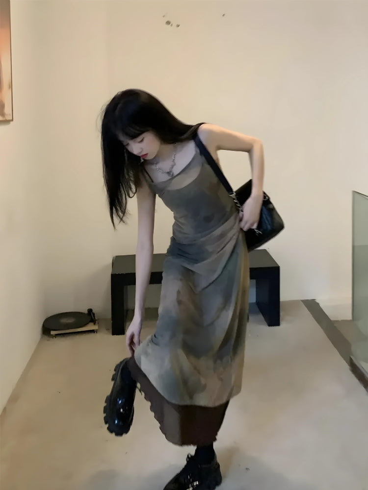 Fairy Grunge Forest Midi Dress - KAYSMAR