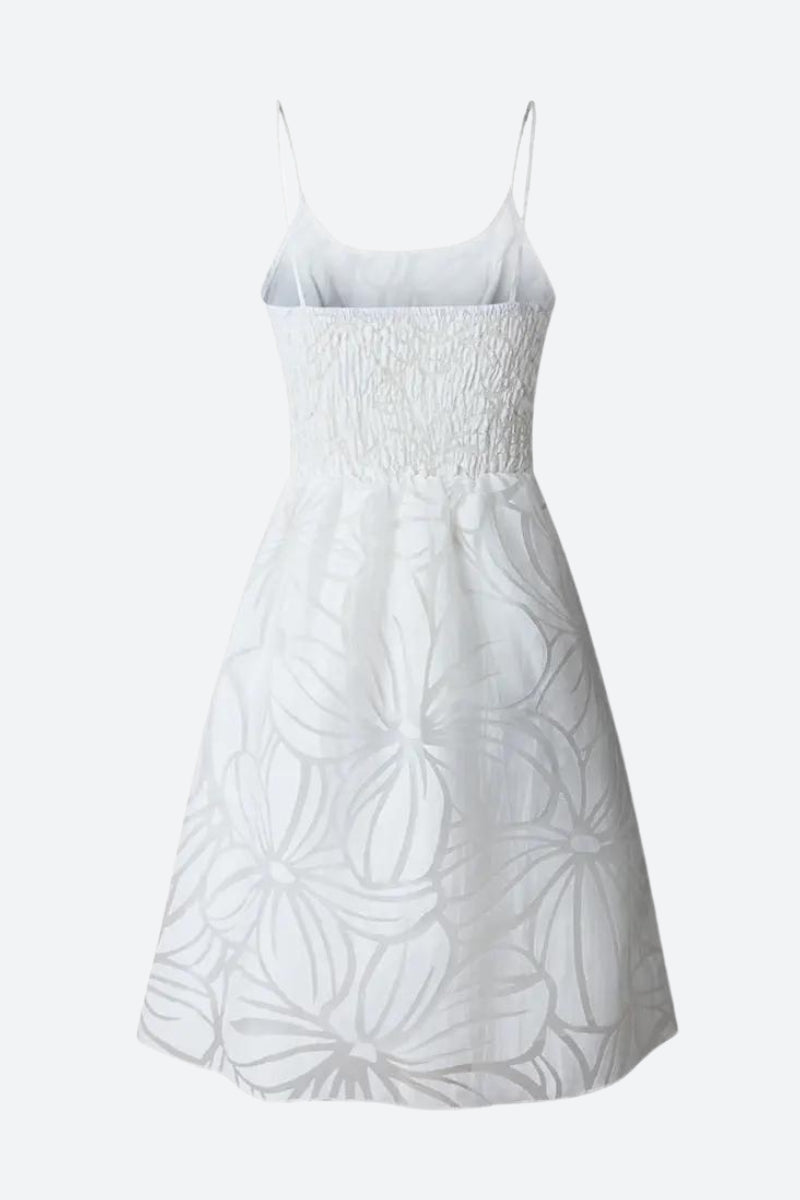 Floral Ruffled Mini Dress - KAYSMAR