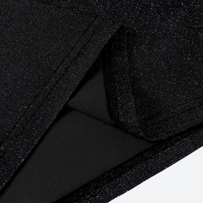 Glitter Backless Mini Dress - KAYSMAR
