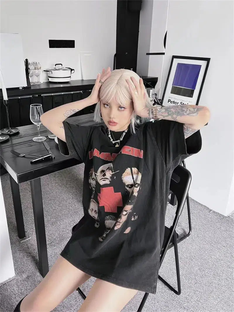 Grunge Rammstein Tee - KAYSMAR