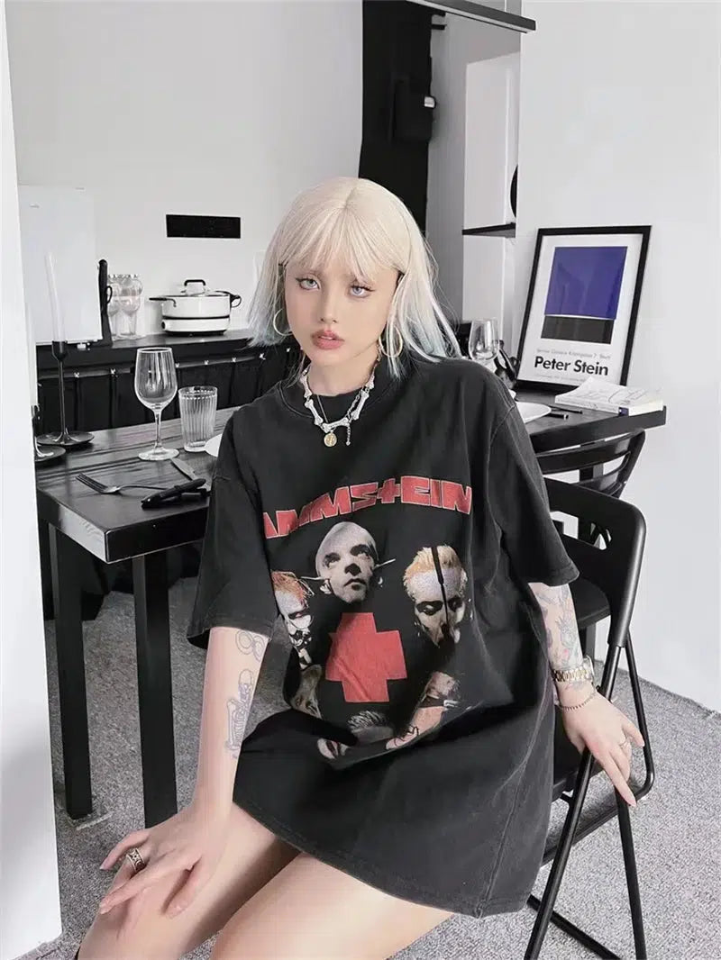 Grunge Rammstein Tee - KAYSMAR