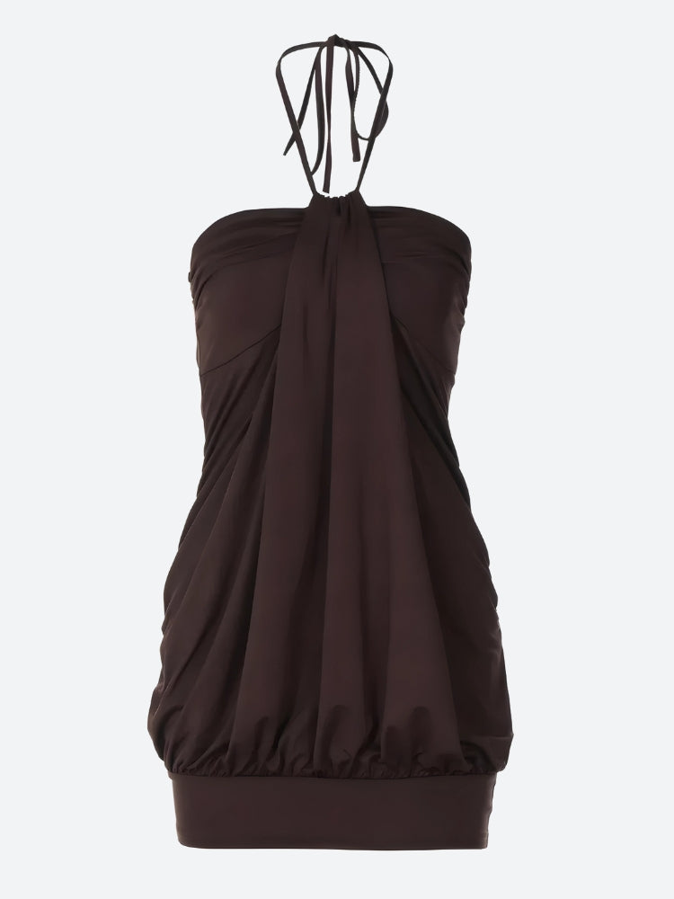 Halter Neck Mini Dress - KAYSMAR