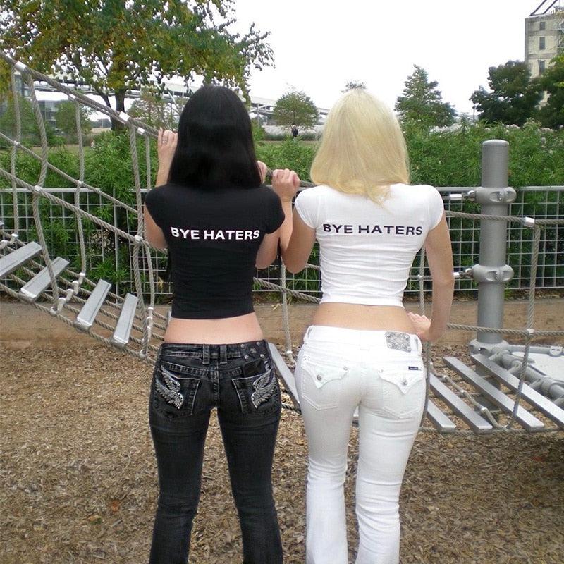 Hi & Bye Haters Crop Top - KAYSMAR