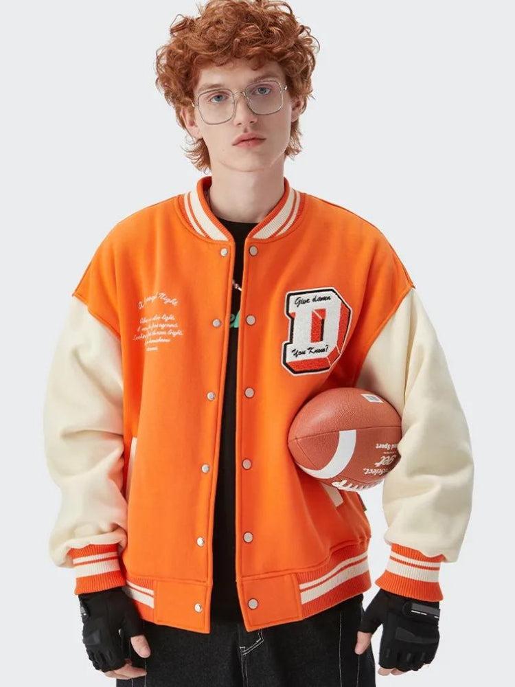 I Don't Give Damn Baseball Varsity Jacket - KAYSMAR