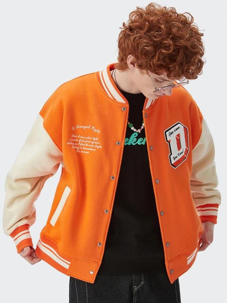 I Don't Give Damn Baseball Varsity Jacket - KAYSMAR