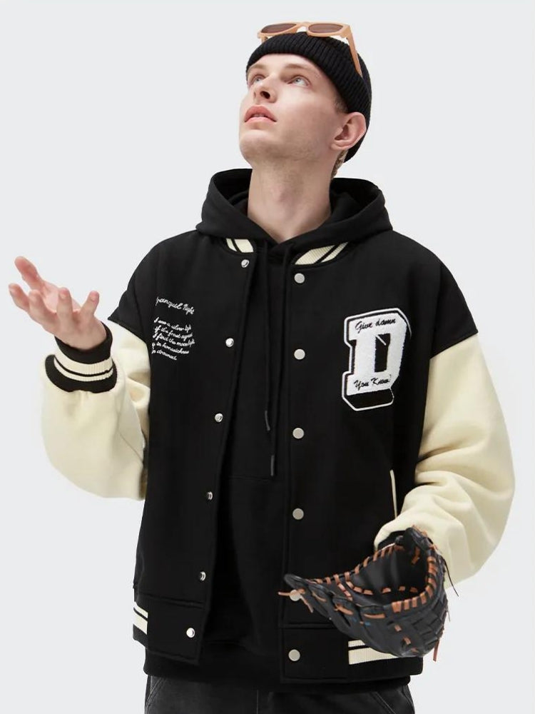 I Don't Give Damn Baseball Varsity Jacket - KAYSMAR