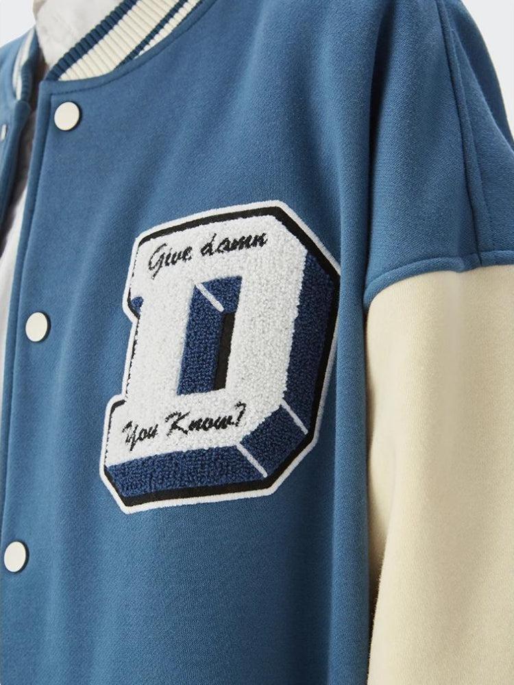 I Don't Give Damn Baseball Varsity Jacket - KAYSMAR