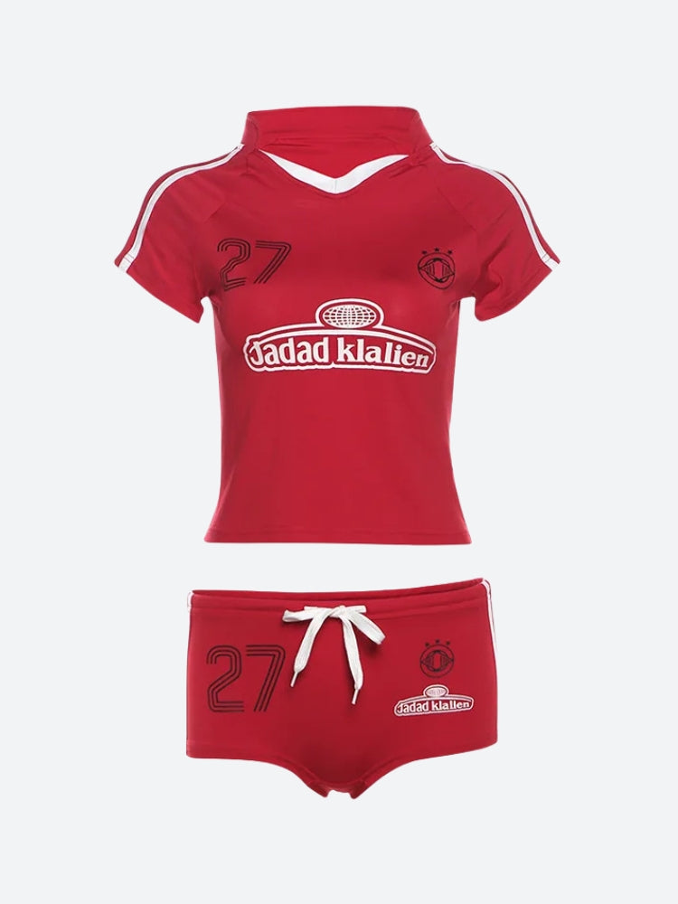 Jersey Top & Shorts Two Piece Set - KAYSMAR