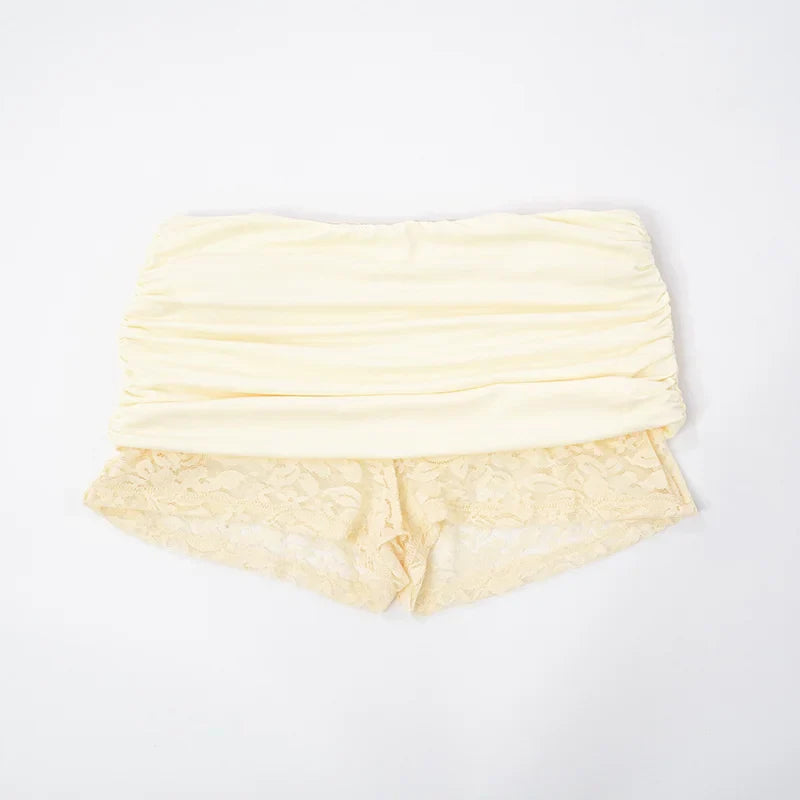 Lace Top & Bodysuit Two Piece Set - KAYSMAR
