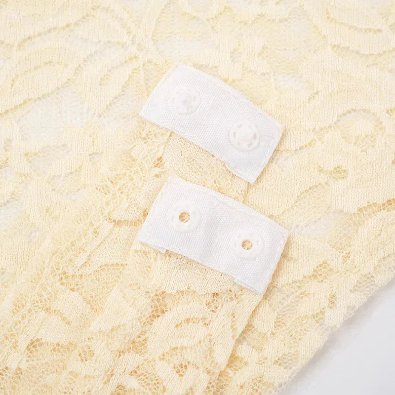 Lace Top & Bodysuit Two Piece Set - KAYSMAR