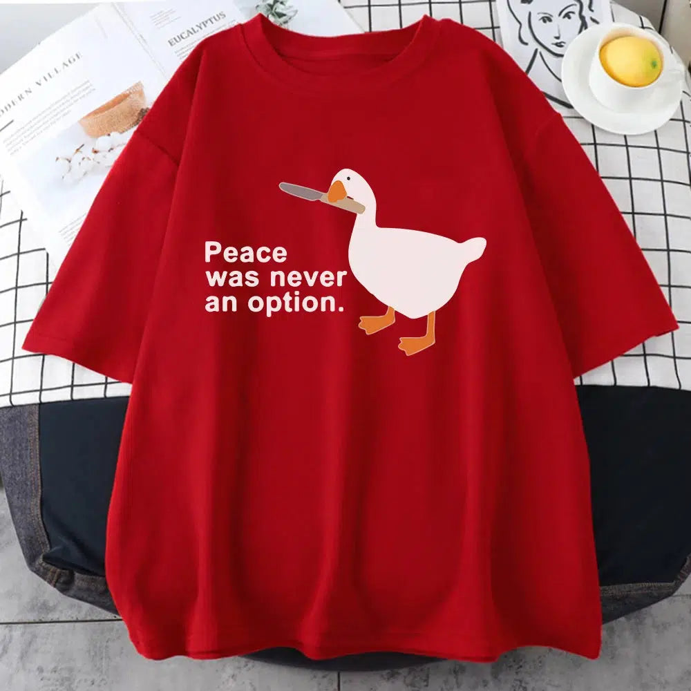Peace Was Never An Option Tee - KAYSMAR