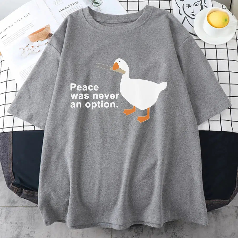 Peace Was Never An Option Tee - KAYSMAR