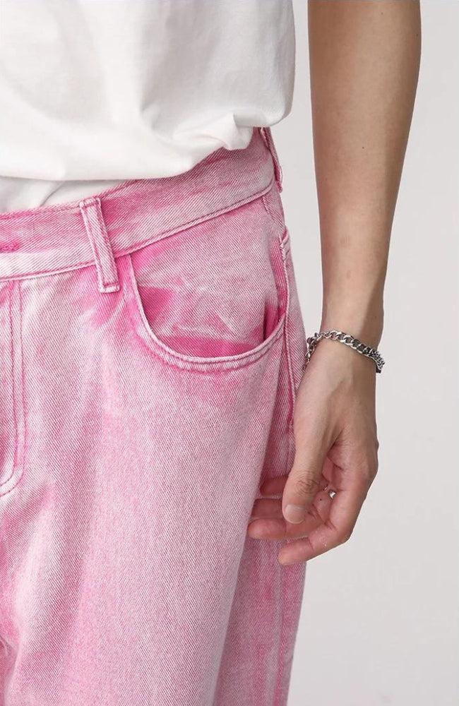 Pink Denim Jacket & Pants Two Piece Set - KAYSMAR