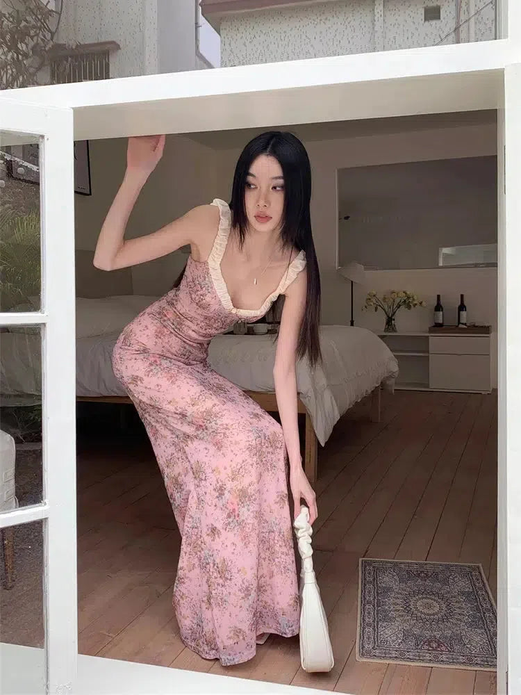 Pink Maxi Dress - KAYSMAR
