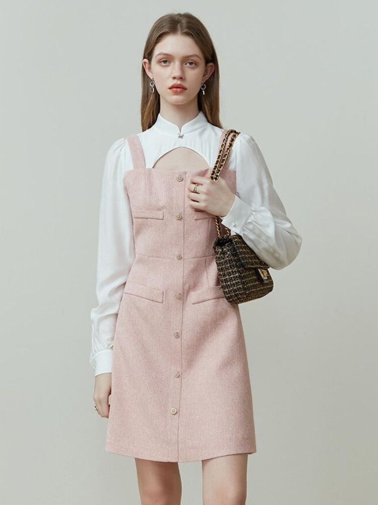 Pink Preppy Mini Dress - KAYSMAR
