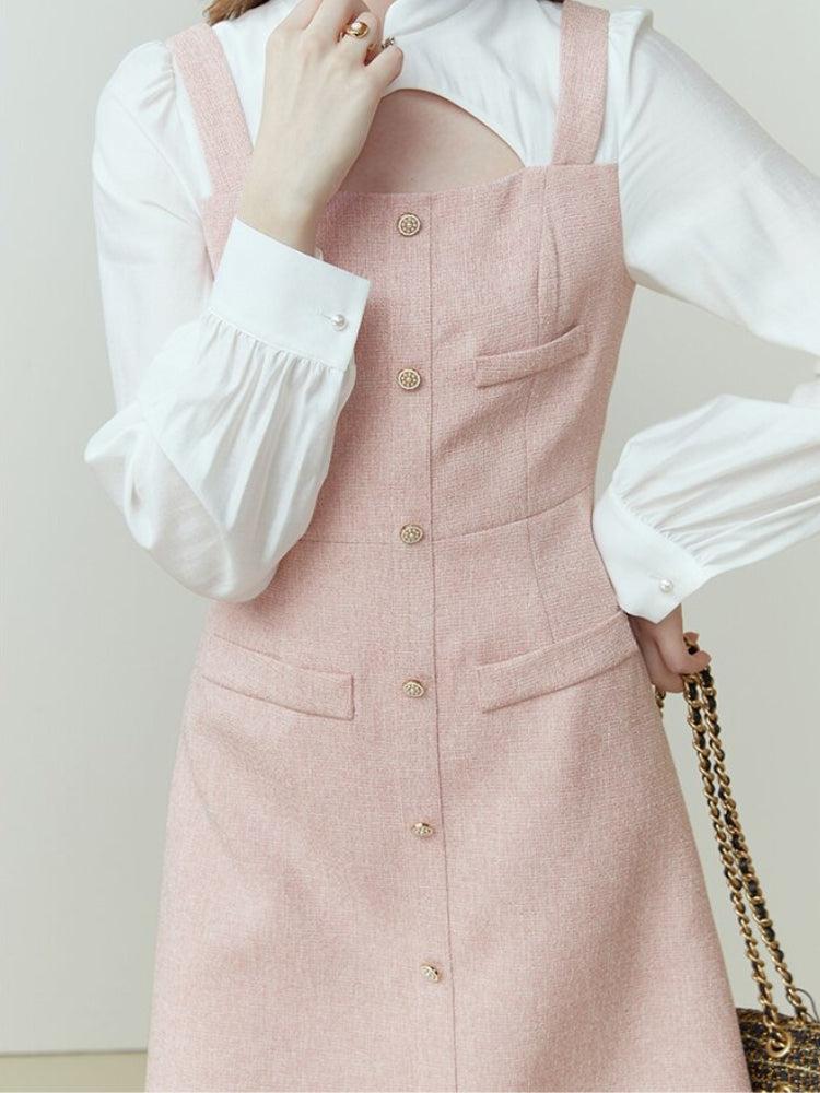 Pink Preppy Mini Dress - KAYSMAR